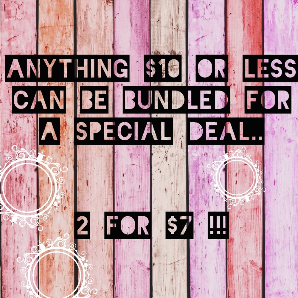 2 for $7 DEAL! Read this